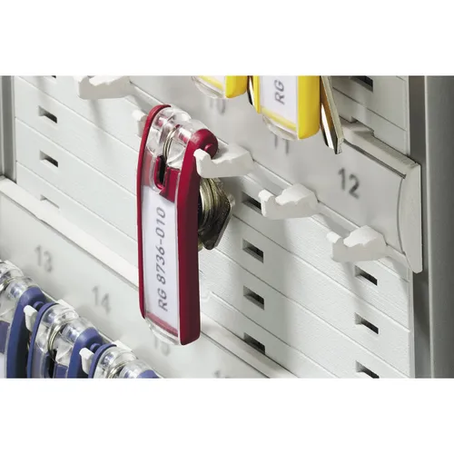 Locking Key Cabinet, 36-Key, Brushed Aluminum, Silver, 11.75 x 4.63 x 11 Questions & Answers