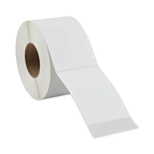 Thermal Transfer Blank Shipping Labels, Label Printers, 4 x 6, White, 1,000/Roll, 4 Rolls/Carton Questions & Answers