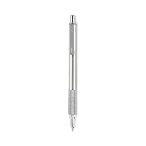 F-701 Ballpoint Pen, Retractable, Fine 0.7 mm, Black Ink, Stainless Steel/Black Barrel Questions & Answers