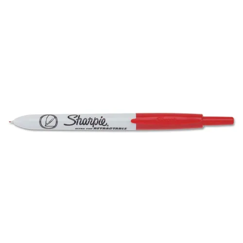 Retractable Permanent Marker, Extra-Fine Needle Tip, Red Questions & Answers