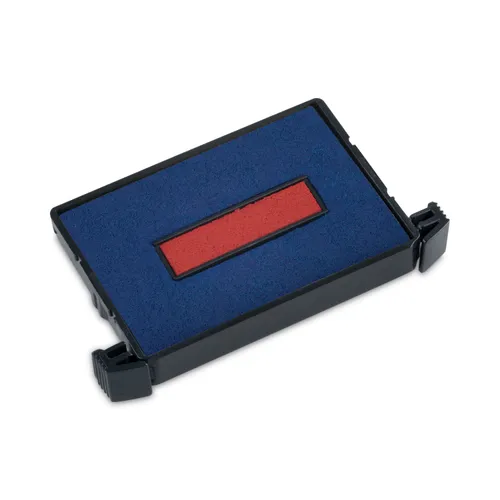 E4750 Printy Replacement Pad for Trodat Self-Inking Stamps, 1" x 1.63", Blue/Red Questions & Answers