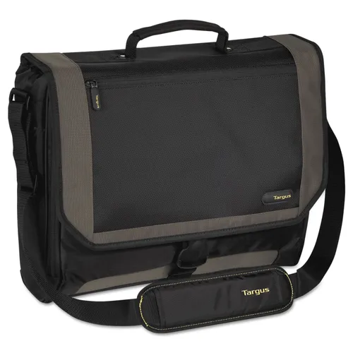 Citygear Miami Messenger Laptop Case, Nylon, 19 X 5 X 14, Black/gray/yellow Questions & Answers