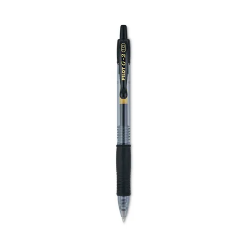 G2 Premium Gel Pen, Retractable, Bold 1 mm, Black Ink, Smoke/Black Barrel, Dozen Questions & Answers