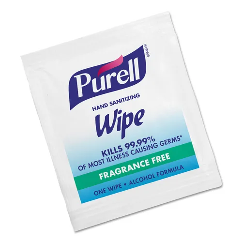 Sanitizing Hand Wipes, Individually Wrapped, 5 x 7, Unscented, White, 100/Box Questions & Answers