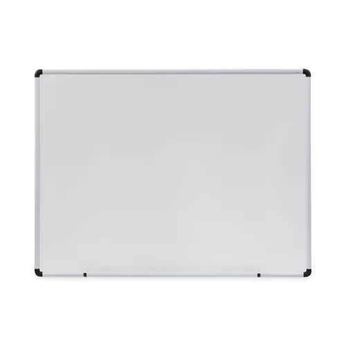 Modern Melamine Dry Erase Board with Aluminum Frame, 48" x 36", White Surface, Satin Aluminum Frame Questions & Answers