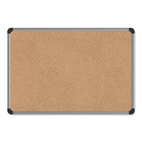 Cork Board with Aluminum Frame, 24" x 18", Tan Surface, Satin Aluminum Frame Questions & Answers