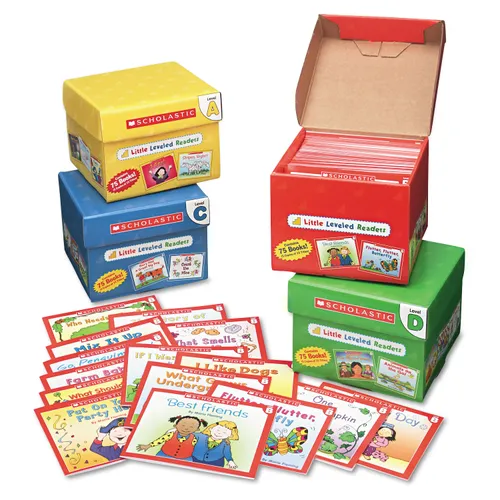 Little Leveled Readers Mini Teaching Guide, 75 Books, Five Each of 15 Titles Questions & Answers