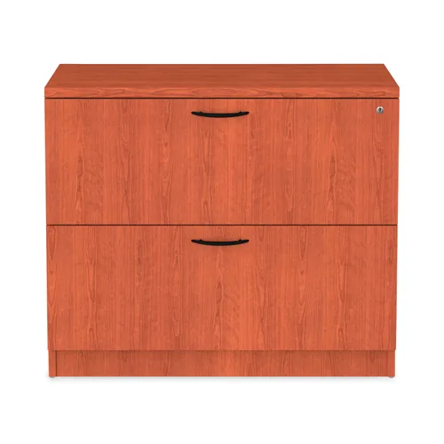 Alera Valencia Series Lateral File, 2 Legal/Letter-Size File Drawers, Medium Cherry, 34" x 22.75" x 29.5" Questions & Answers