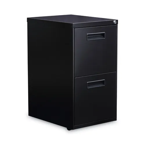 File Pedestal, Left or Right, 2 Legal/Letter-Size File Drawers, Black, 14.96" x 19.29" x 27.75" Questions & Answers