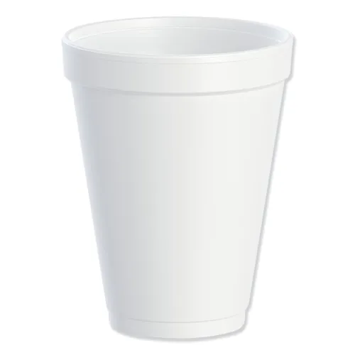 Foam Drink Cups, 12 oz, White, 25/Bag, 40 Bags/Carton Questions & Answers