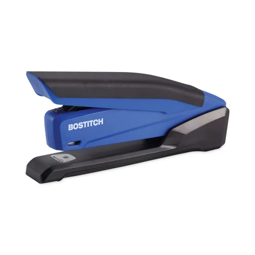 InPower One-Finger 3-in-1 Desktop Stapler with Antimicrobial Protection, 20-Sheet Capacity, Blue/Black Questions & Answers