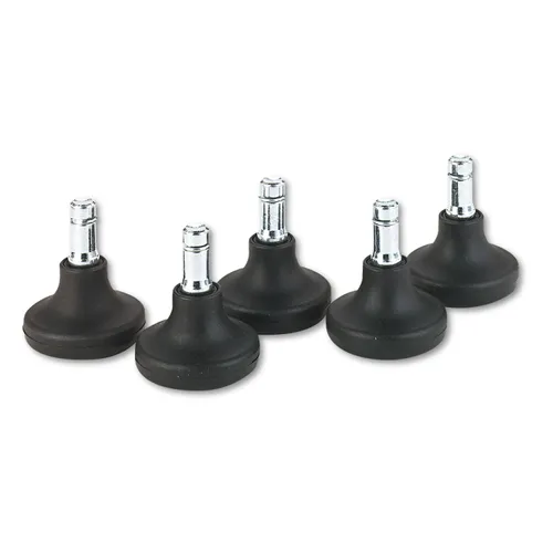 Low Profile Bell Glides, Grip Ring Type B Stem, 2" x 1.38" Glide, Matte Black, 5/Set Questions & Answers