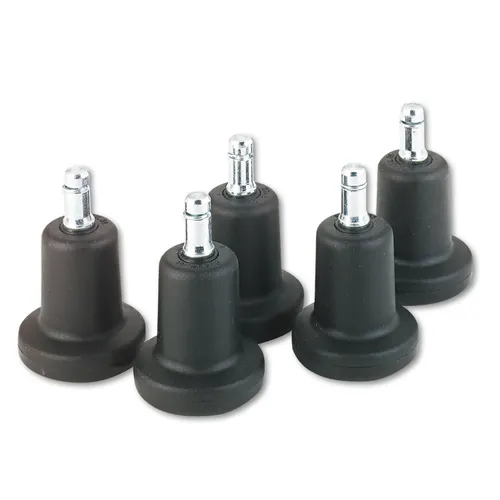 High Profile Bell Glides, Grip Ring Type B Stem, 2.19" x 2.31" Glide, Matte Black, 5/Set Questions & Answers