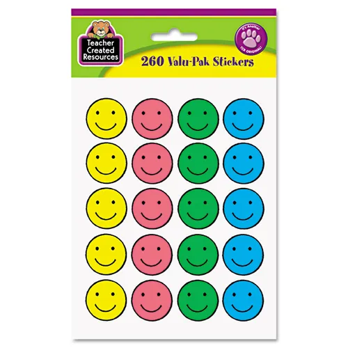 I am looking for happy smiley face sticker but not really a sticker it needs to be big enough where someone can wri