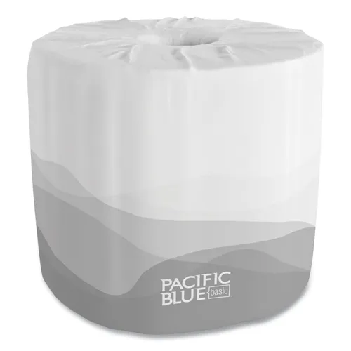 Pacific Blue Basic Bathroom Tissue, Septic Safe, 2-Ply, White, 550 Sheets/Roll, 80 Rolls/Carton Questions & Answers