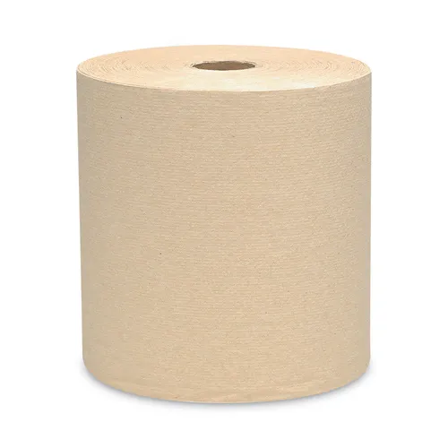 Essential Hard Roll Towels for Business, 1-Ply, 8" x 800 ft, 1.5" Core, Natural, 12 Rolls/Carton Questions & Answers