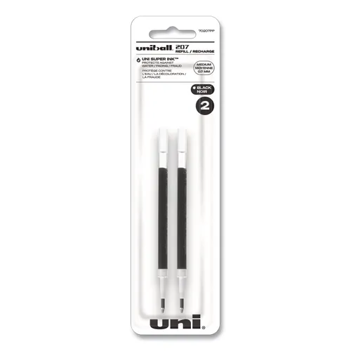 What is the procedure to use a refill for the UB Signo 207 gel pen?