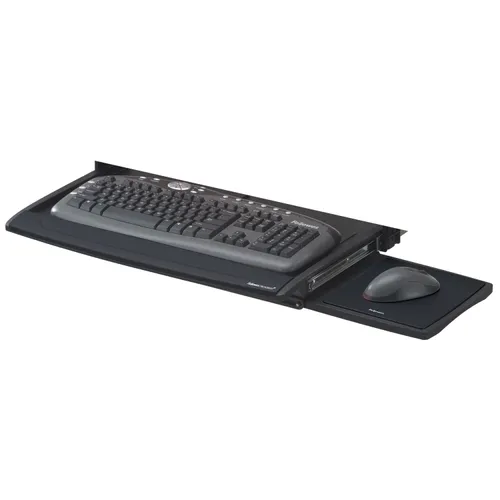 Deluxe Keyboard Drawer, 20.5w x 11.13d, Black Questions & Answers