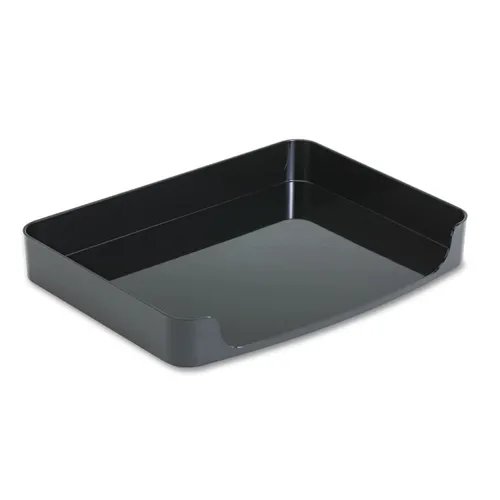 2200 Series Side-Loading Desk Tray, 1 Section, Letter Size Files, 13.63" x 10.25" x 2", Black Questions & Answers