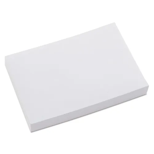 Unruled Index Cards, 4 x 6, White, 500/Pack Questions & Answers