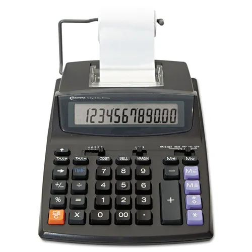 16015 Two-Color Roller Printing Calculator, Black/red Print, 2.3 Lines/sec Questions & Answers