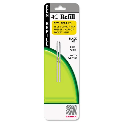 Refill for Zebra StylusPens Twist and Pocket Ballpoint Pens, Fine Conical Tip, Black Ink, 2/Pack Questions & Answers