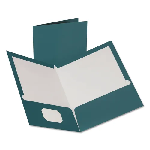 Does the teal metallic folder on sale also have a high gloss finish?