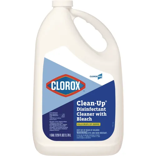 CloroxPro Clean-Up Disinfectant Cleaner with Bleach, 128 oz Refill Bottle Questions & Answers