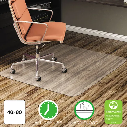 EconoMat All Day Use Chair Mat for Hard Floors, Flat Packed, 46 x 60, Clear Questions & Answers