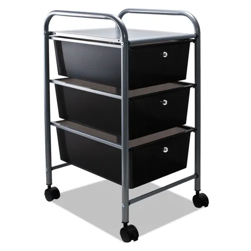 Portable Drawer Organizer, 13w x 15.38d x 25.88h, Smoke/Matte Gray Questions & Answers