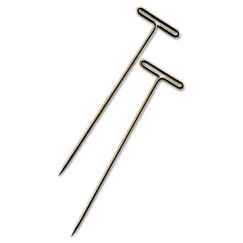 What is the purpose of a T pin vs a regular push pin?