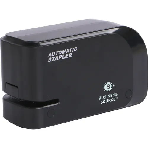 Electric Stapler, 20 Sheets Capacity, 105 Staple Capacity, Half Strip, 24/6mm, 26/6mm Staple Size, 2 x AA Batteries, Battery Included, 1 Each, Black Questions & Answers