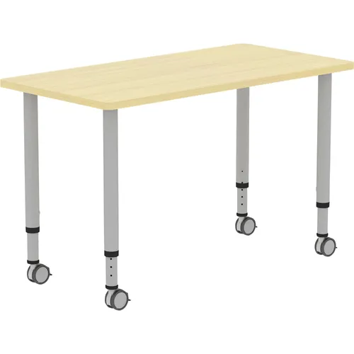 Attune Height-adjustable Multipurpose Rectangular Table, Rectangle Top, Adjustable Height, 26.62" to 33.62" Adjustment x 48" Table Top Width x 23.62" Table Top Depth, 33.62" Height, Assembly Required Questions & Answers