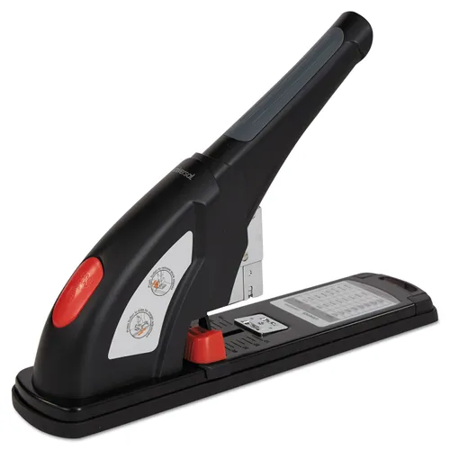 Heavy-Duty Stapler, 200-Sheet Capacity, Black/Graphite/Red Questions & Answers