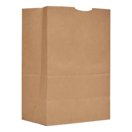 Grocery Paper Bags, #1/6 BBL Size, 12" x 7" x 17", Natural, 500/Bundle Questions & Answers