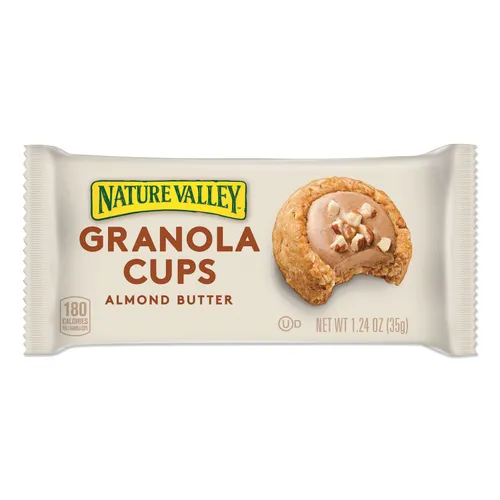 Granola Cups, Almond Butter, 1.24 oz Pack, 12/Box Questions & Answers