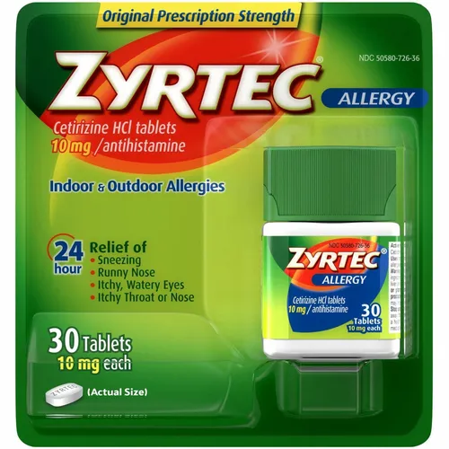 What is the most common side effect of Zyrtec?