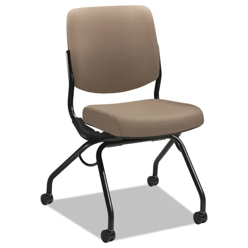 Perpetual Series Folding Nesting Chair, Supports Up to 300 lb, 19.13" Seat Height, Morel Seat, Morel Back, Black Base Questions & Answers