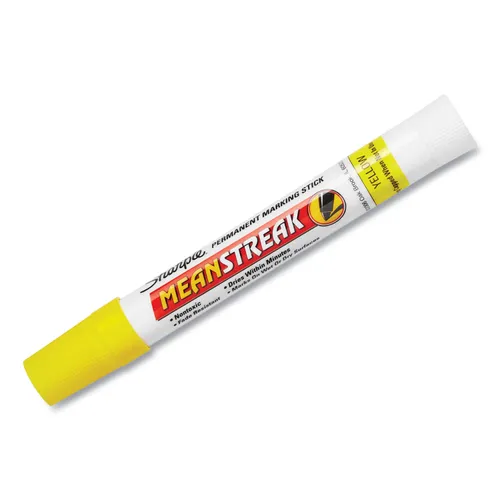 Mean Streak Marking Stick, Broad Bullet Tip, Yellow Questions & Answers