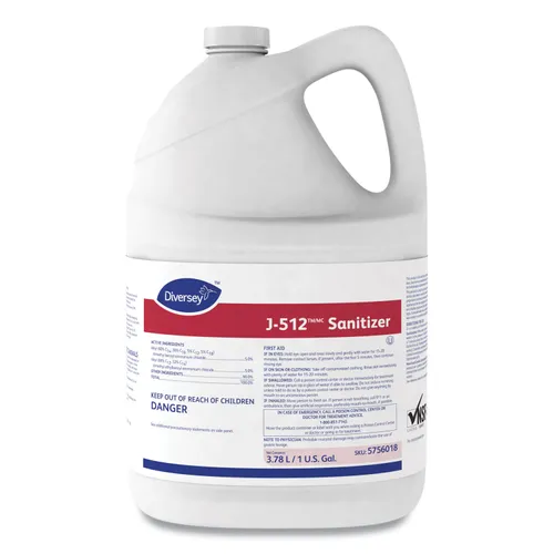 J-512TM/MC Sanitizer, 1 gal Bottle, 4/Carton Questions & Answers