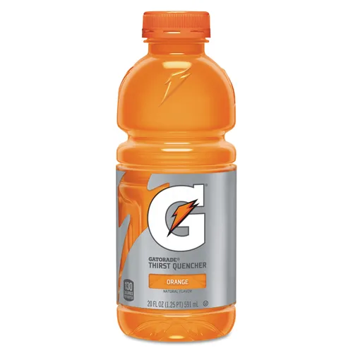 G-Series Perform 02 Thirst Quencher, Orange, 20 oz Bottle, 24/Carton Questions & Answers