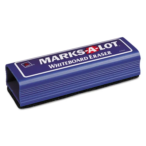 MARKS A LOT Dry Erase Eraser, Felt, 6 1/4w x 1 7/8d x 1 1/4h Questions & Answers