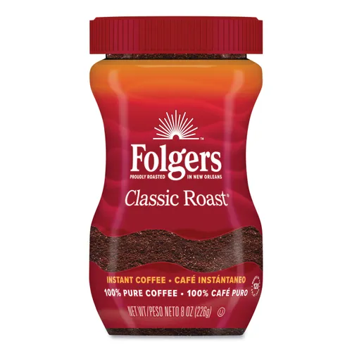 Does Folgers instant coffee have sugar?